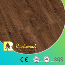 Vente en gros plancher en bois stratifié imperméable à l&#39;eau de la cannelure V-rainure de 12.3mm E0 AC4